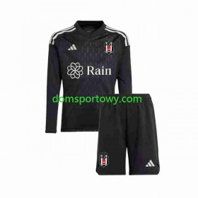Koszulka Besiktas Bramkarska Dziecięcy Domowe Koszulki Piłkarskie 2023-2024 Długi Rękaw